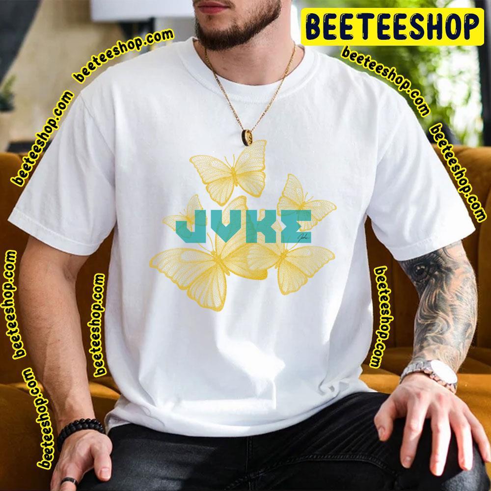 Yellow Art Butterfly Jvke Beeteeshop Trending Unisex T-Shirt Yellow Art Butterfly Jvke Beeteeshop Trending Unisex T-Shirt