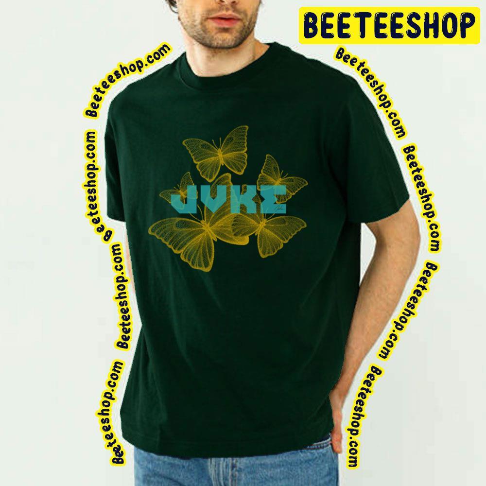 Yellow Art Butterfly Jvke Unisex T-Shirt Yellow Art Butterfly Jvke Unisex T-Shirt