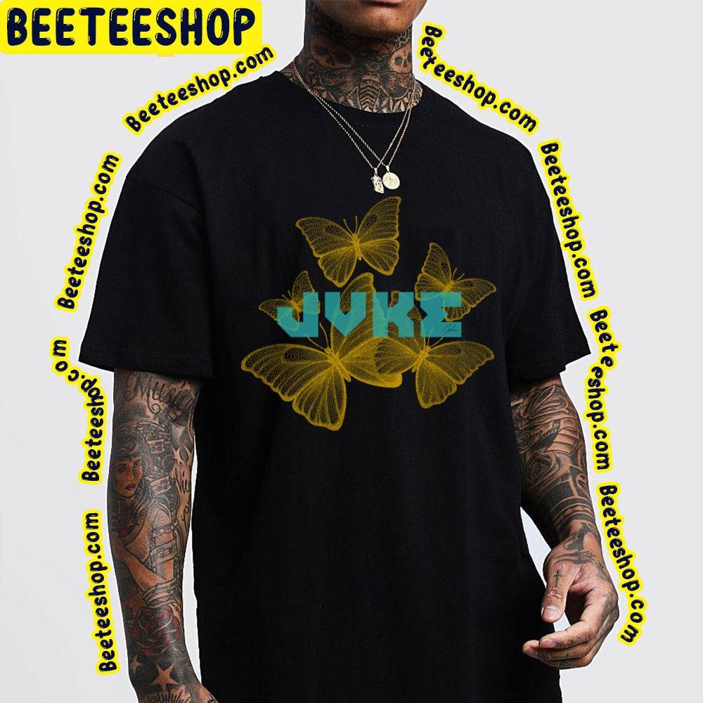 Yellow Art Butterfly Jvke Unisex T-Shirt Yellow Art Butterfly Jvke Unisex T-Shirt