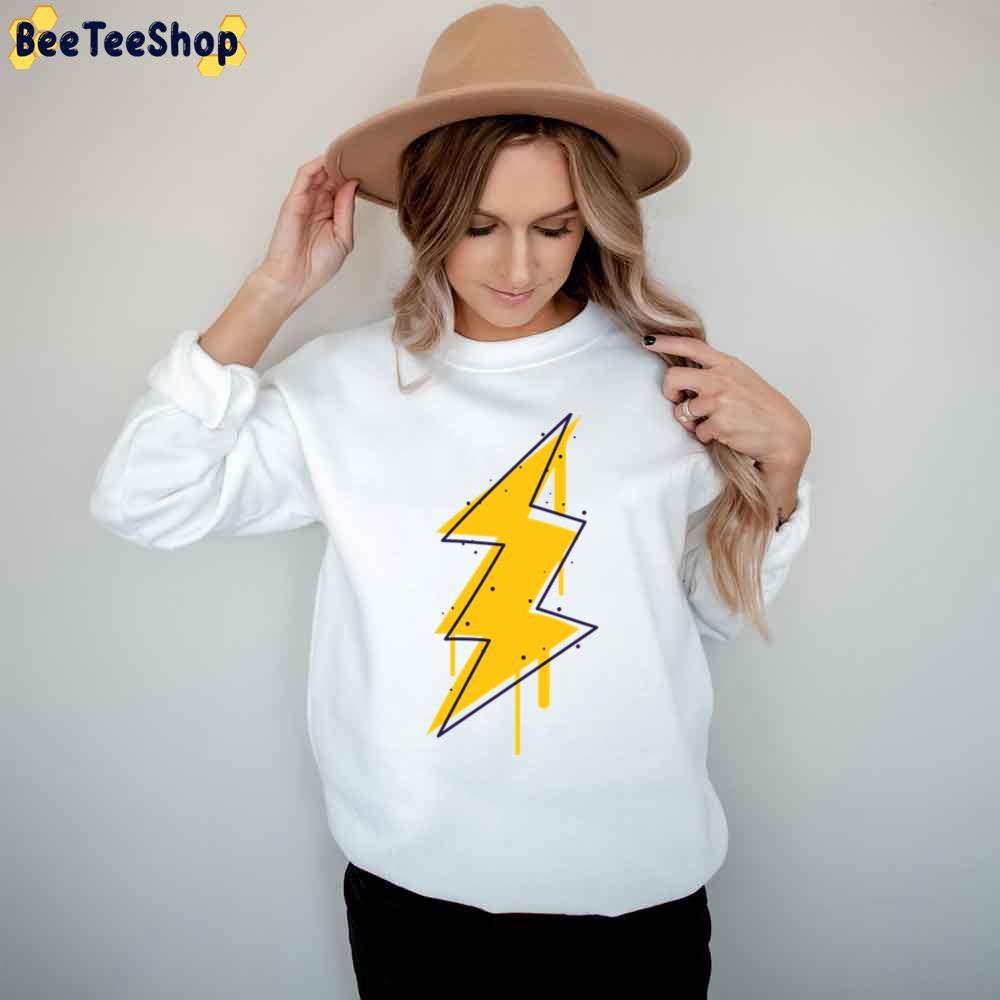 Yellow Lightning Thunderbolt Flash Beeteeshop Trending Unisex T-Shirt Yellow Lightning Thunderbolt Flash Beeteeshop Trending Unisex T-Shirt