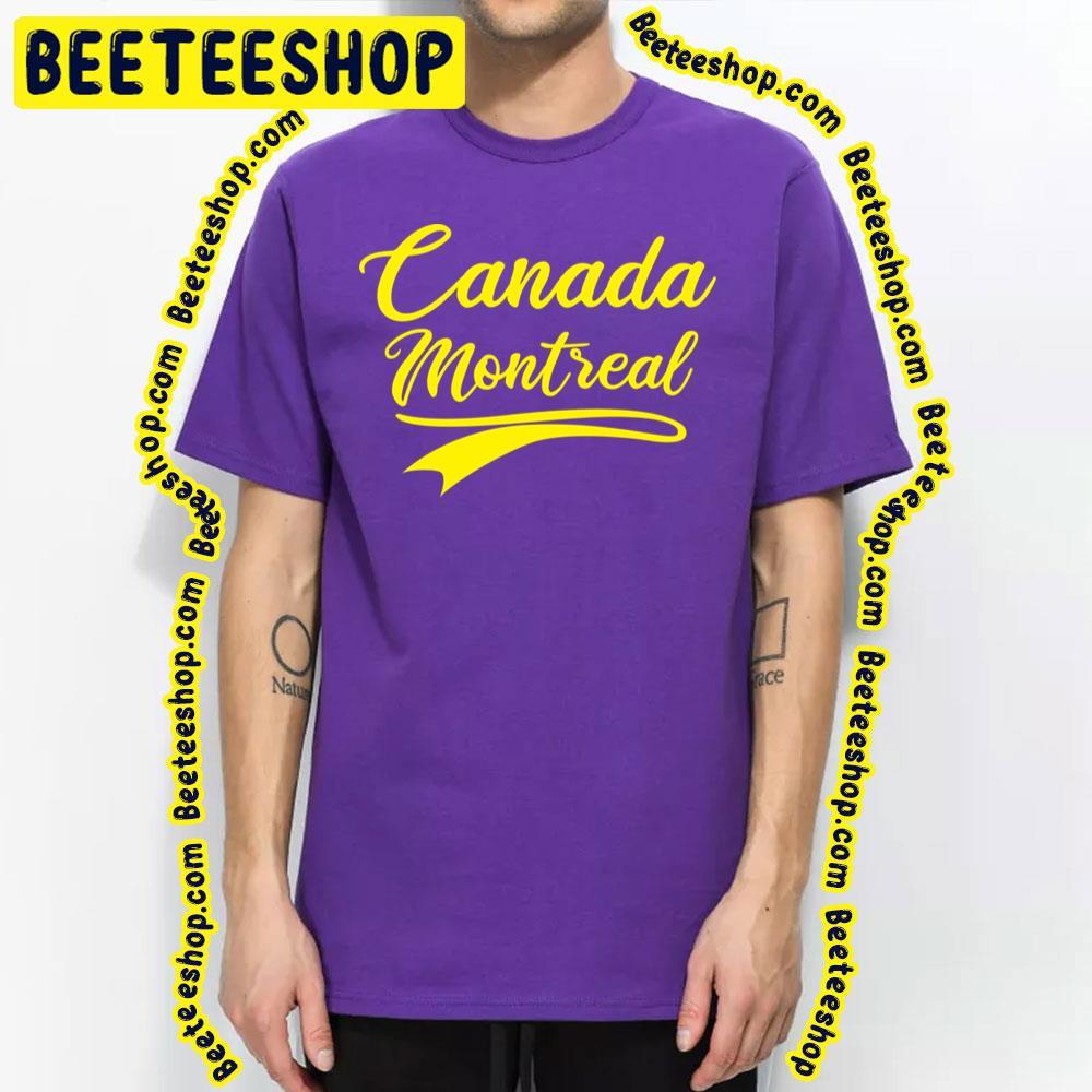 Yellow Logo Montreal Canadiens Hockey Unisex T-Shirt Yellow Logo Montreal Canadiens Hockey Unisex T-Shirt