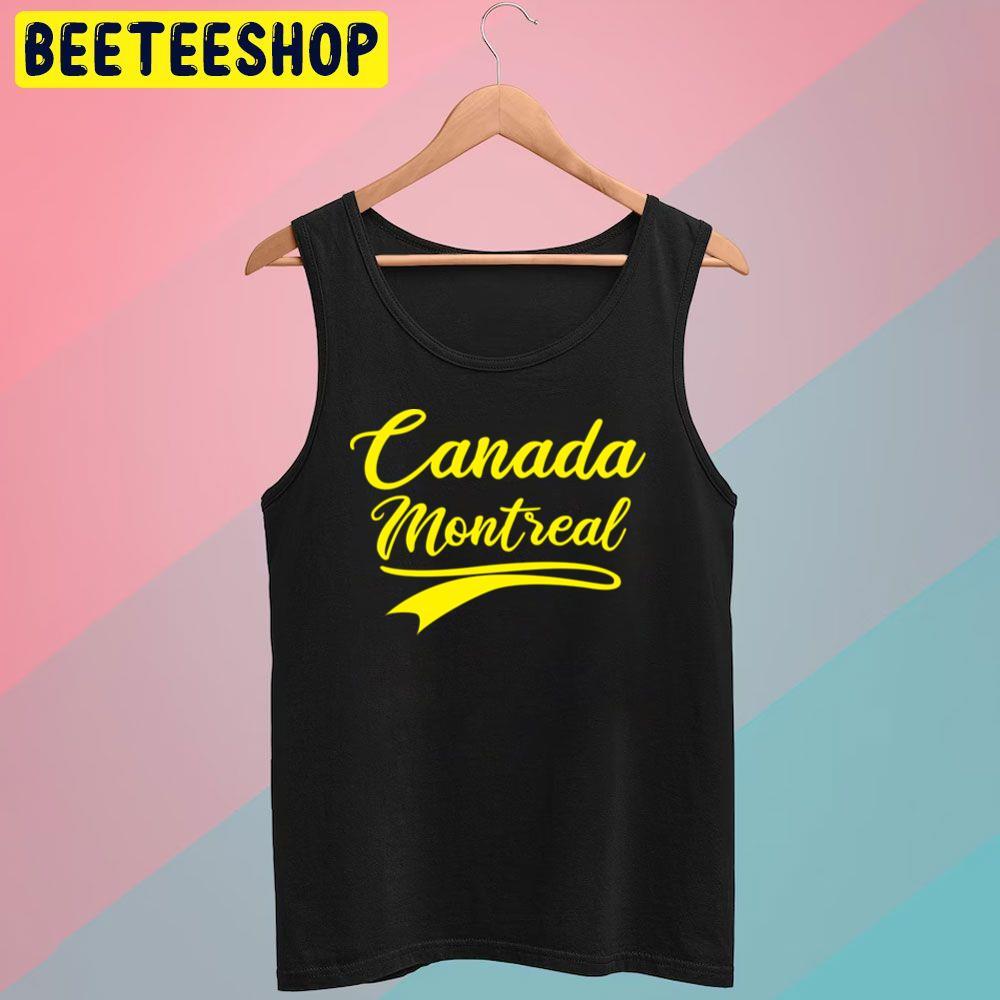 Yellow Logo Montreal Canadiens Hockey Unisex T-Shirt Yellow Logo Montreal Canadiens Hockey Unisex T-Shirt