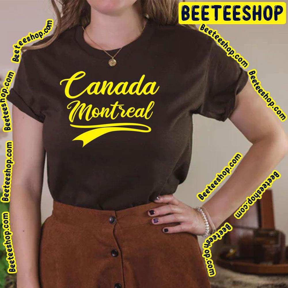 Yellow Logo Montreal Canadiens Hockey Unisex T-Shirt Yellow Logo Montreal Canadiens Hockey Unisex T-Shirt