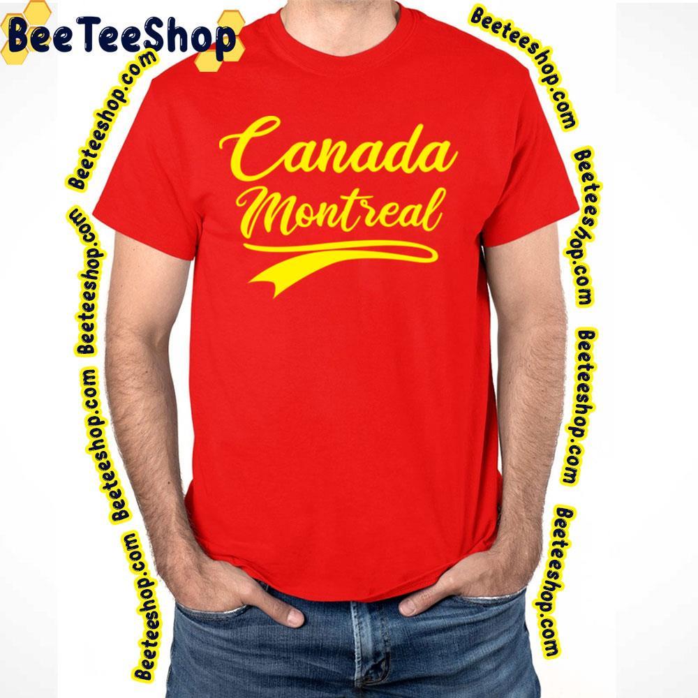 Yellow Logo Montreal Canadiens Hockey Unisex T-Shirt Yellow Logo Montreal Canadiens Hockey Unisex T-Shirt