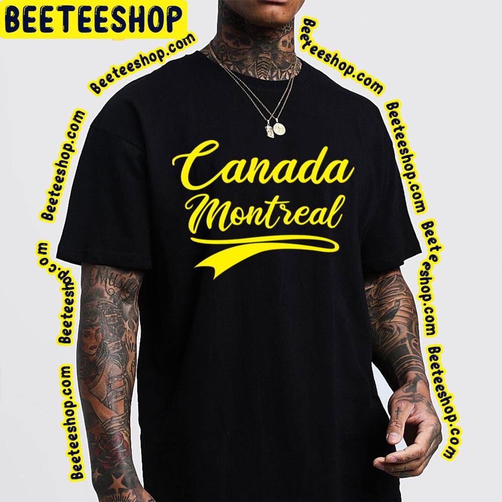 Yellow Logo Montreal Canadiens Hockey Unisex T-Shirt Yellow Logo Montreal Canadiens Hockey Unisex T-Shirt
