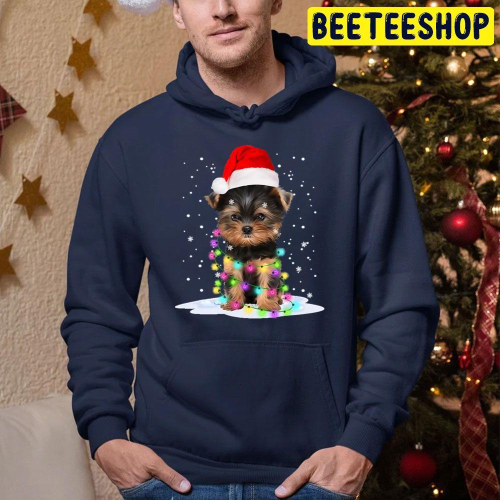Yorkshire Terrier Dog Light Christmas Beeteeshop Trending Unisex Sweatshirt Yorkshire Terrier Dog Light Christmas Beeteeshop Trending Unisex Sweatshirt