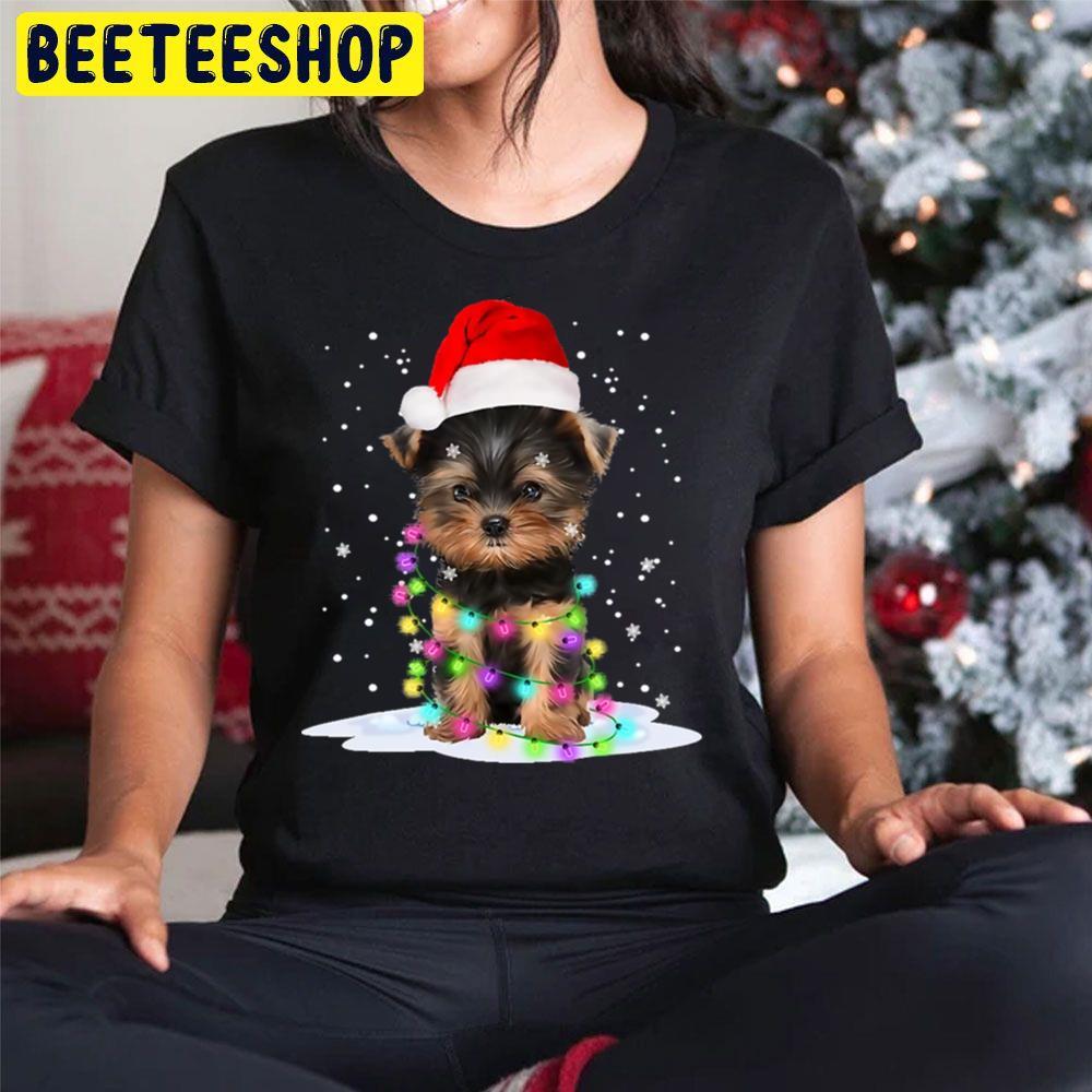 Yorkshire Terrier Dog Light Christmas Beeteeshop Trending Unisex Sweatshirt Yorkshire Terrier Dog Light Christmas Beeteeshop Trending Unisex Sweatshirt