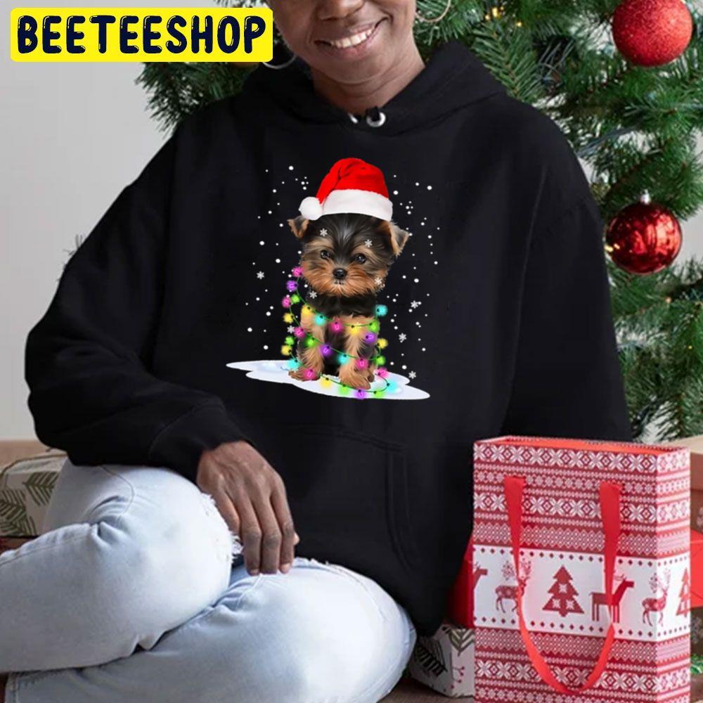 Yorkshire Terrier Dog Light Christmas Beeteeshop Trending Unisex Sweatshirt Yorkshire Terrier Dog Light Christmas Beeteeshop Trending Unisex Sweatshirt