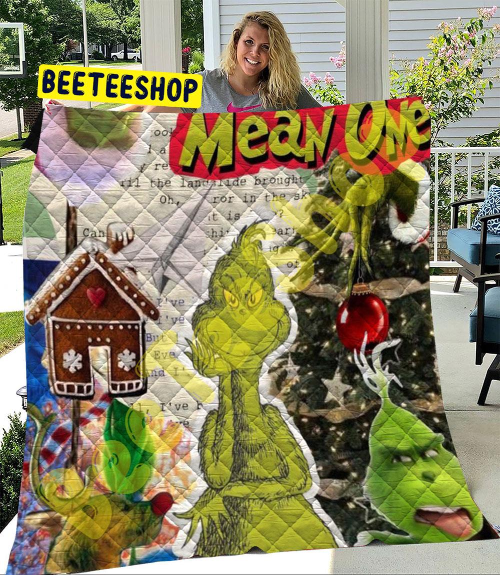 You're A Mean One Grinch Trending Quilt You're A Mean One Grinch Trending Quilt