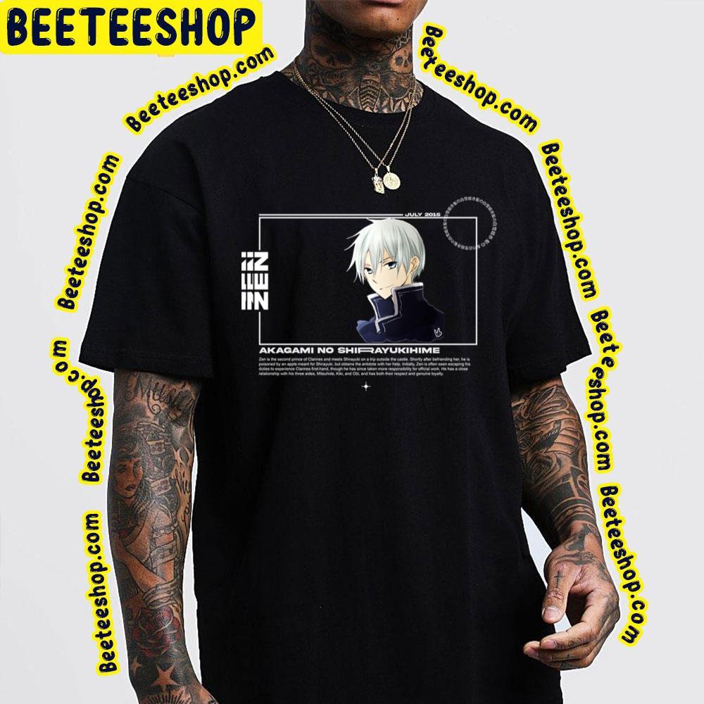 Zen Akagami no Shirayuki hime Beeteeshop Trending Unisex T-Shirt Zen Akagami no Shirayuki hime Beeteeshop Trending Unisex T-Shirt