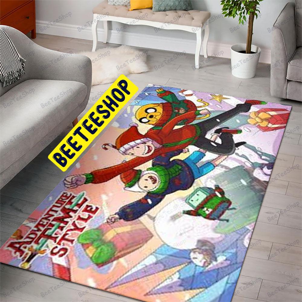 Adventure Time Christmas 30 Trending Rug Rectangle Adventure Time Christmas 30 Trending Rug Rectangle