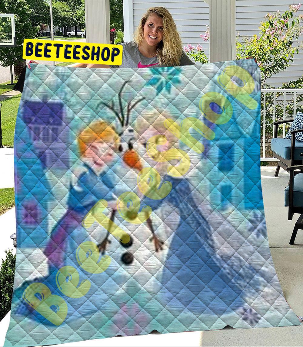 Art Olaf's Frozen Adventure 06 Trending Quilt Art Olaf's Frozen Adventure 06 Trending Quilt