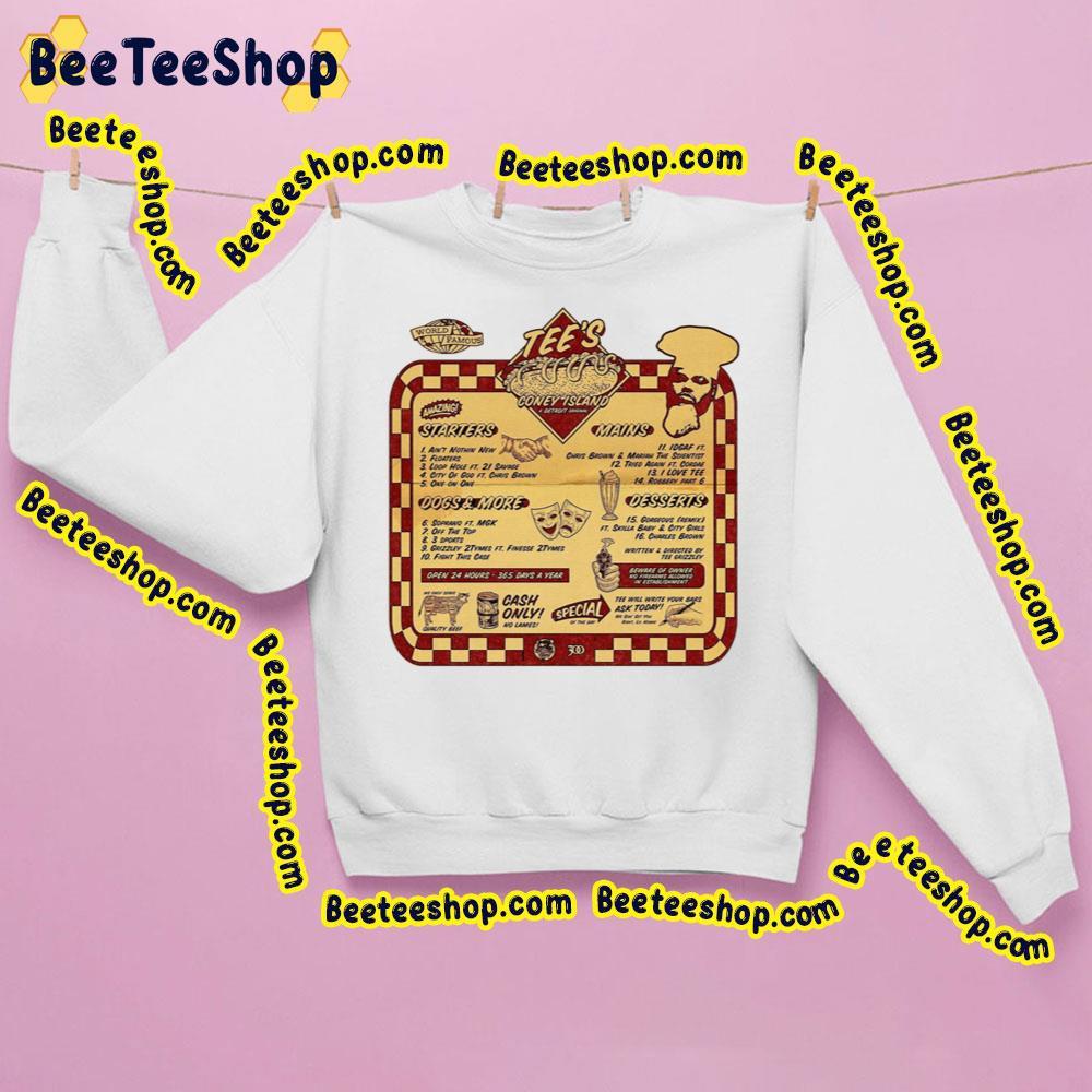 Art Tee Grizzley Tees Coney Island Lyrics And Tracklist Trending Unisex Sweatshirt Art Tee Grizzley Tees Coney Island Lyrics And Tracklist Trending Unisex Sweatshirt