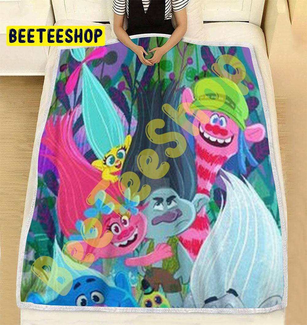 Art Trolls Holiday 05 Trending Blanket Art Trolls Holiday 05 Trending Blanket
