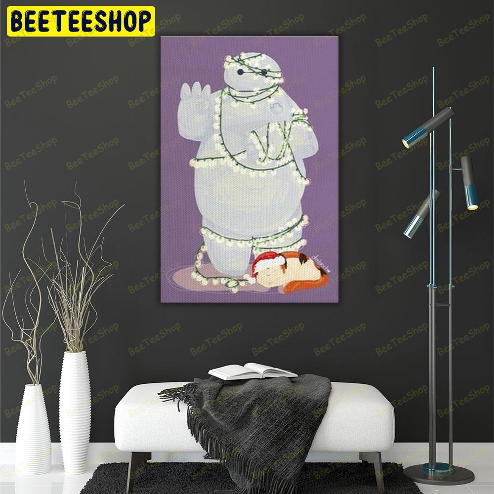 Baymax Christmas 08 Trending US Portrait Canvas Baymax Christmas 08 Trending US Portrait Canvas