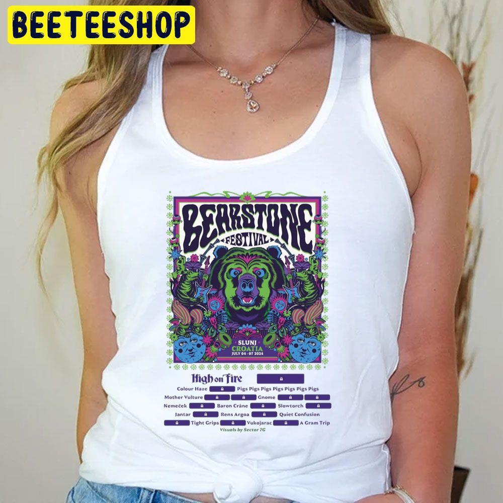 Bear Stone Festival High On Fire Colour Haze Pigs Pigs Pigs Pigs Pigs Pigs Pigs 2024 Trending Unisex T-Shirt Bear Stone Festival High On Fire Colour Haze Pigs Pigs Pigs Pigs Pigs Pigs Pigs 2024 Trending Unisex T-Shirt