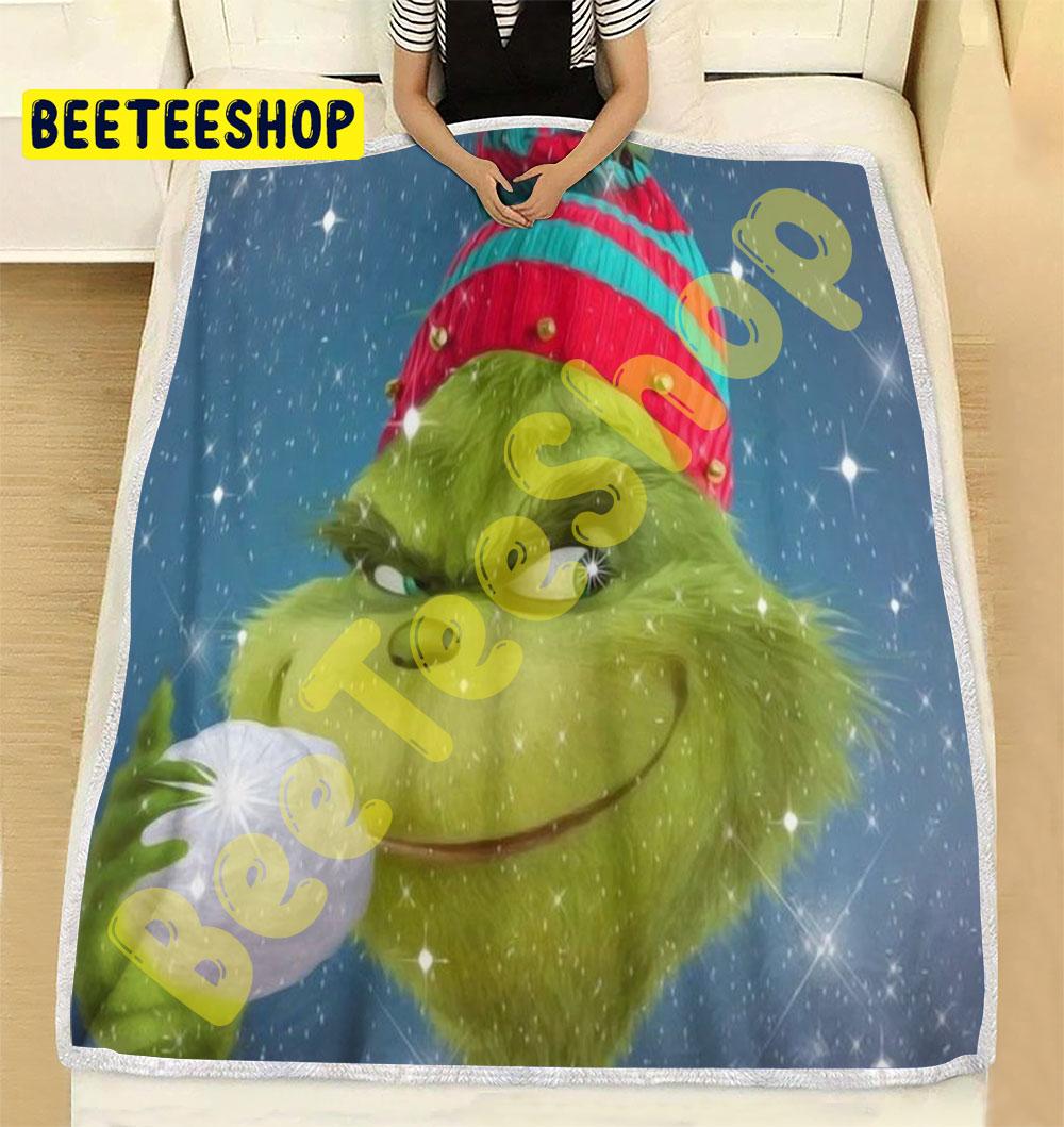 Blink Blink Grinch Trending Blanket Blink Blink Grinch Trending Blanket