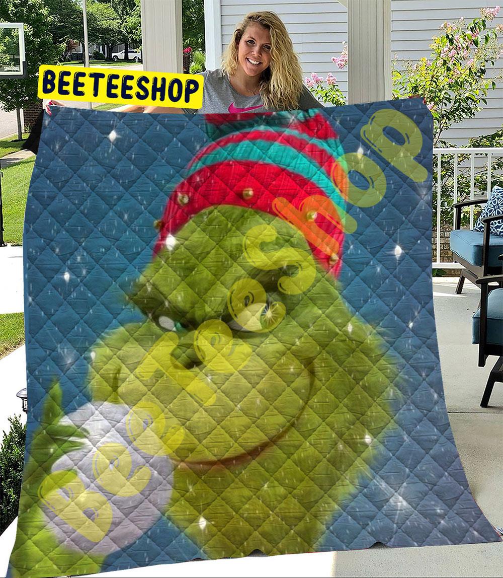 Blink Blink Grinch Trending Quilt Blink Blink Grinch Trending Quilt