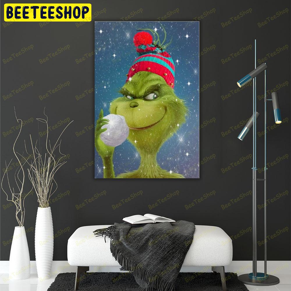 Blink Blink Grinch Trending US Portrait Canvas Blink Blink Grinch Trending US Portrait Canvas