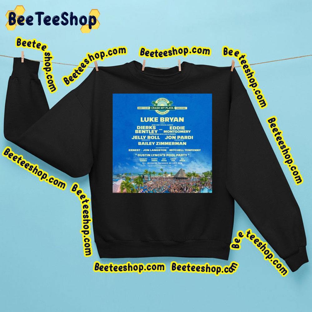 Crash My Playa Luke Bryan Jan 2024 Trending Unisex Sweatshirt Crash My Playa Luke Bryan Jan 2024 Trending Unisex Sweatshirt