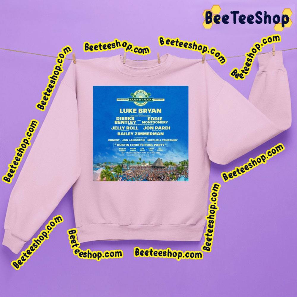 Crash My Playa Luke Bryan Jan 2024 Trending Unisex Sweatshirt Crash My Playa Luke Bryan Jan 2024 Trending Unisex Sweatshirt