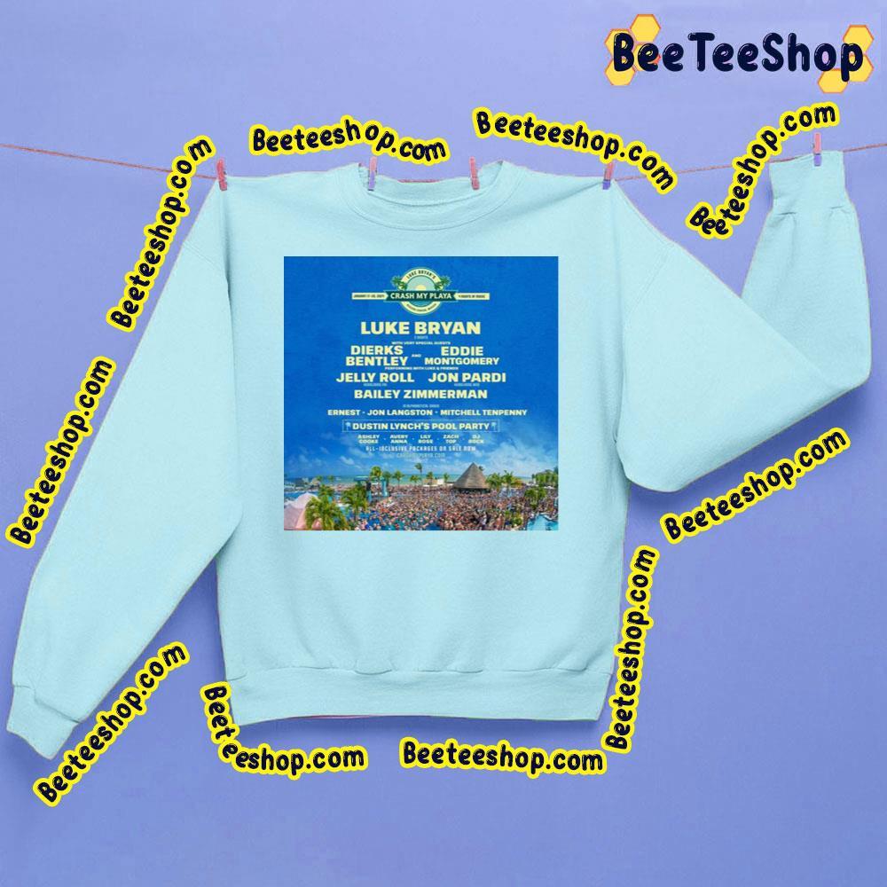 Crash My Playa Luke Bryan Jan 2024 Trending Unisex Sweatshirt Crash My Playa Luke Bryan Jan 2024 Trending Unisex Sweatshirt