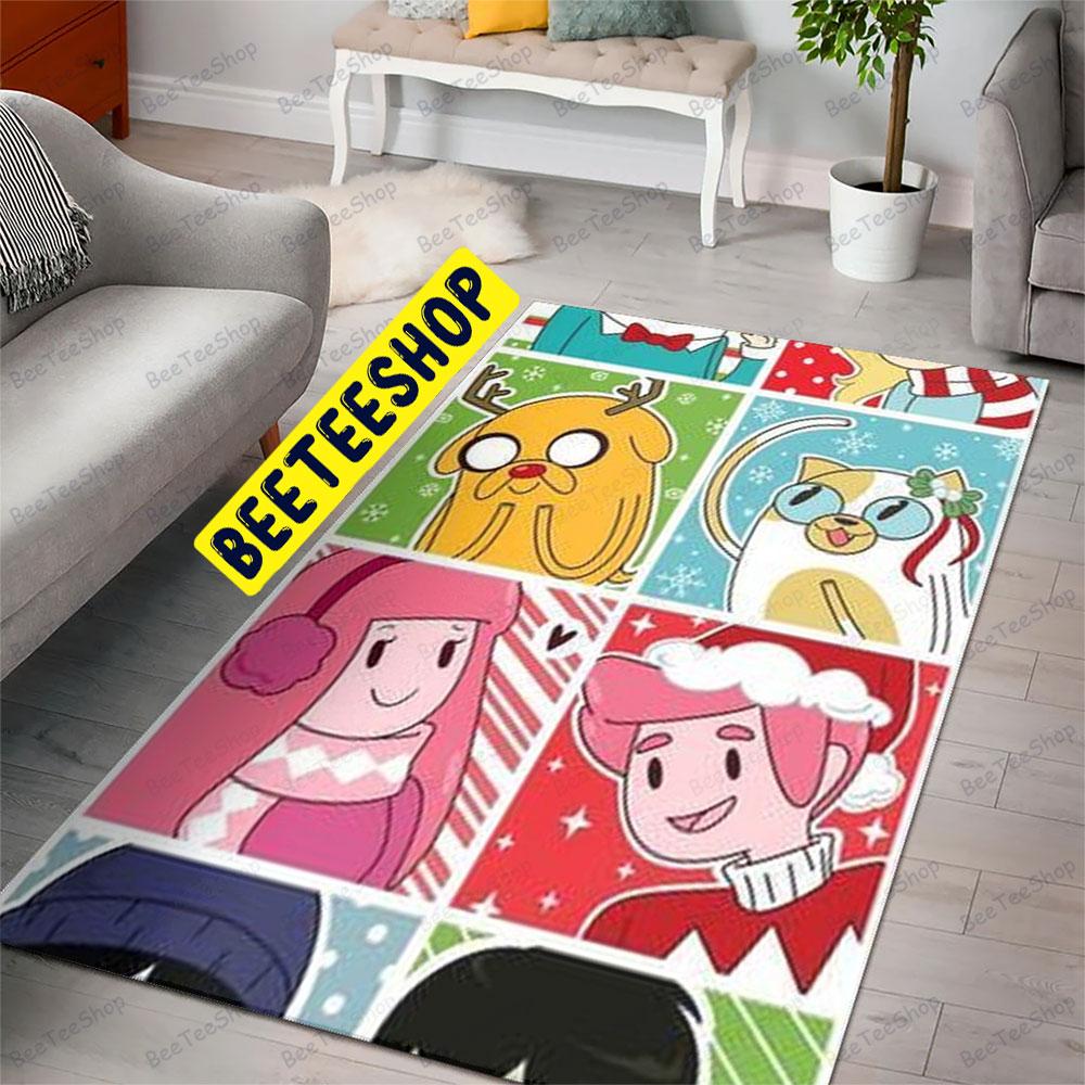 Cute Adventure Time Christmas 3 Trending Rug Rectangle Cute Adventure Time Christmas 3 Trending Rug Rectangle