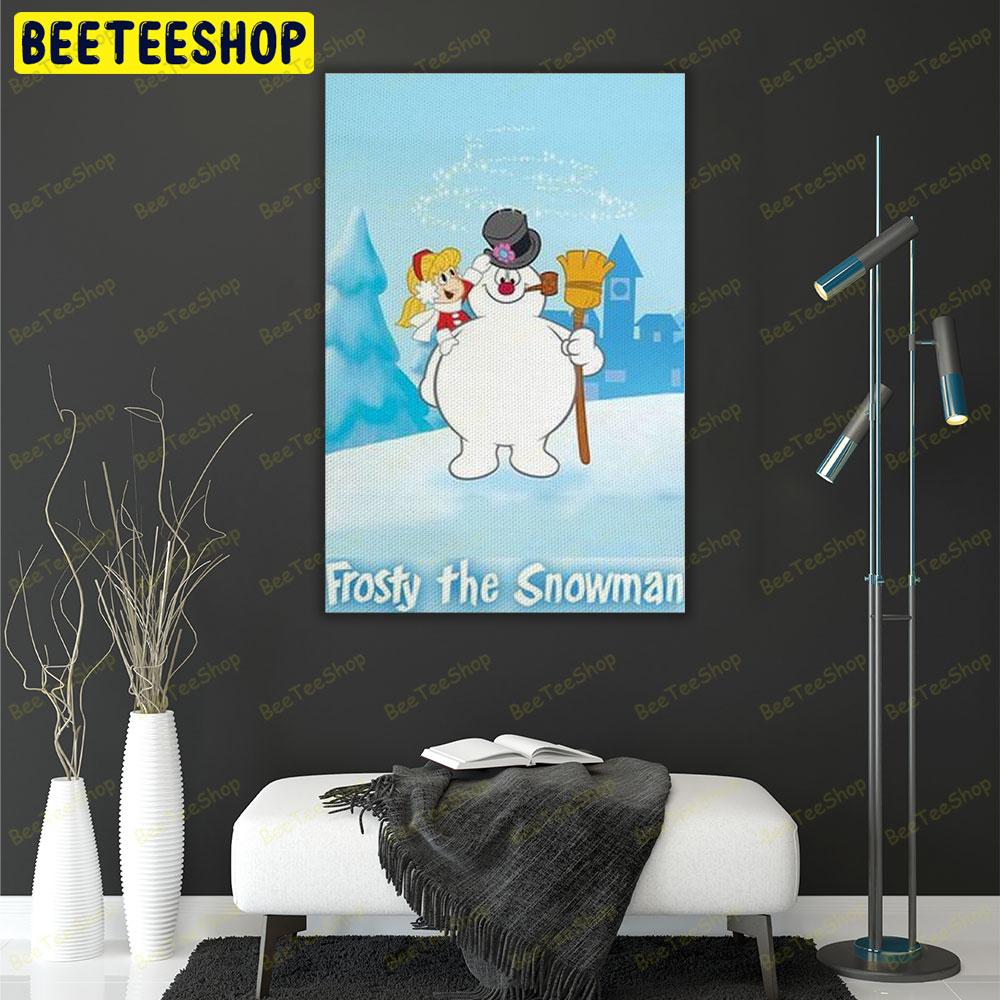 Cute Frosty The Snowman 2 Trending US Portrait Canvas Cute Frosty The Snowman 2 Trending US Portrait Canvas