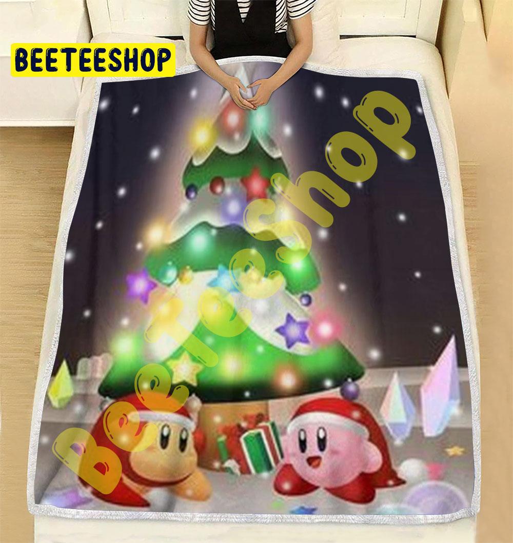 Cute Kirby Christmas 06 Trending Blanket Cute Kirby Christmas 06 Trending Blanket