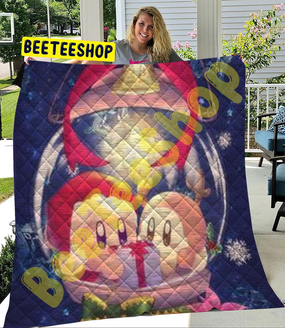 Cute Kirby Christmas 08 Trending Quilt Cute Kirby Christmas 08 Trending Quilt