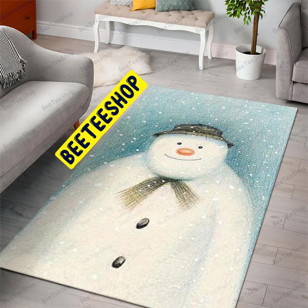 Cute The Snowman 2 Trending Rug Rectangle Cute The Snowman 2 Trending Rug Rectangle