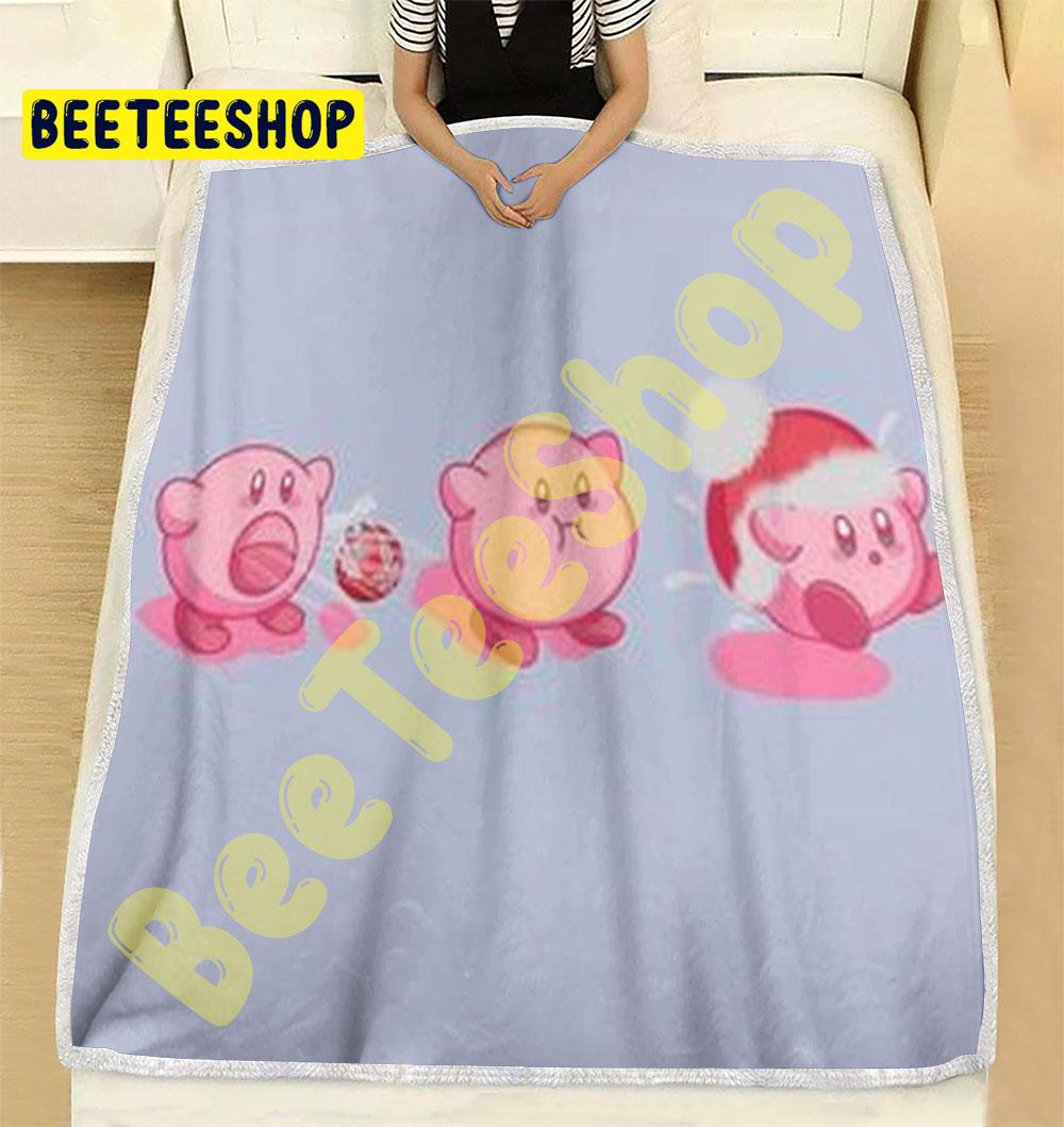 Funny Kirby Christmas 02 Trending Blanket Funny Kirby Christmas 02 Trending Blanket