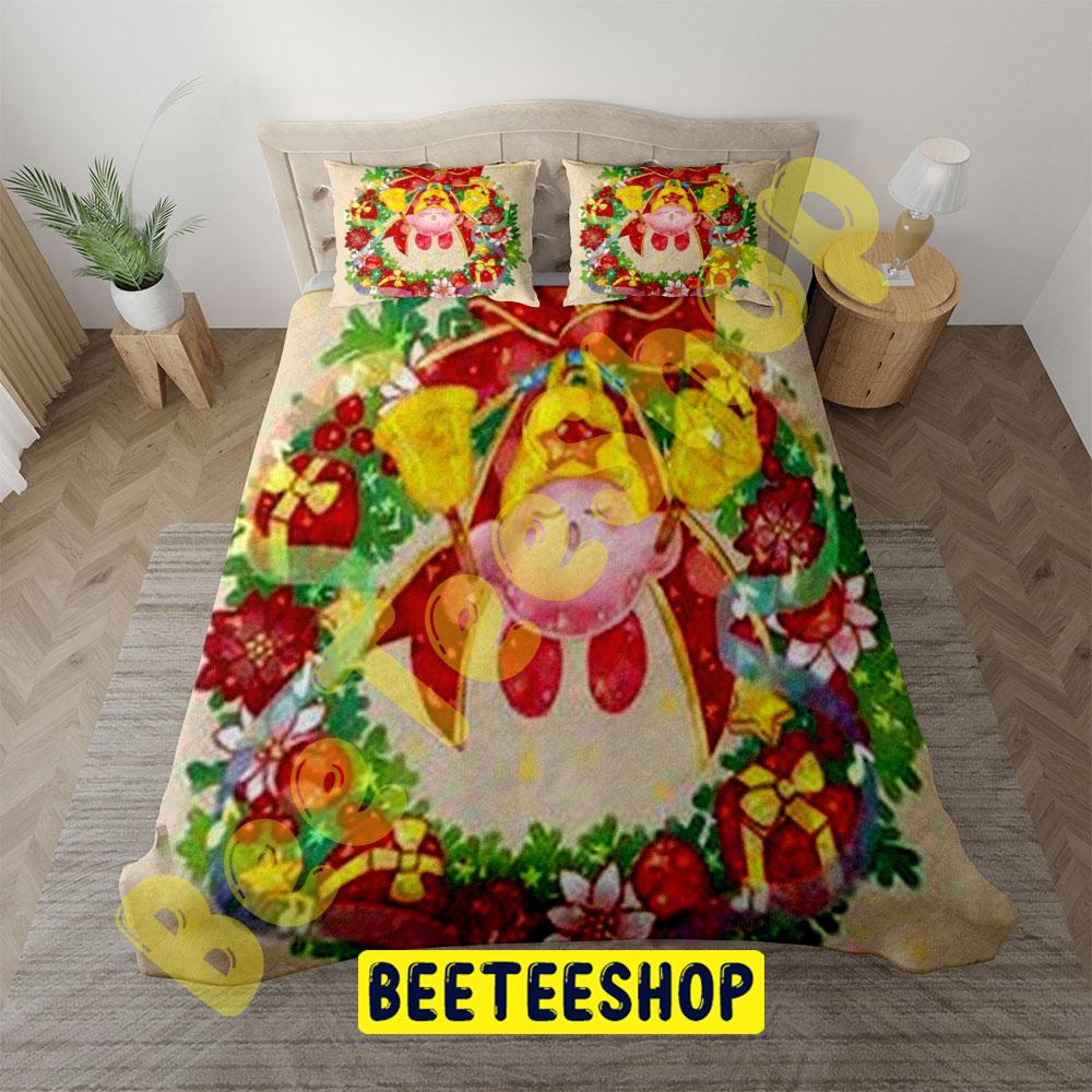 Funny Kirby Christmas 07 Trending Bedding Set Funny Kirby Christmas 07 Trending Bedding Set
