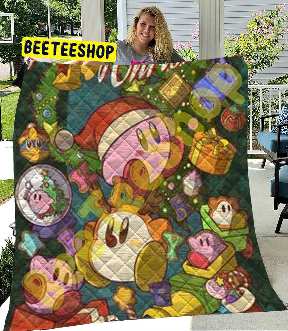 Funny Kirby Christmas 10 Trending Quilt Funny Kirby Christmas 10 Trending Quilt