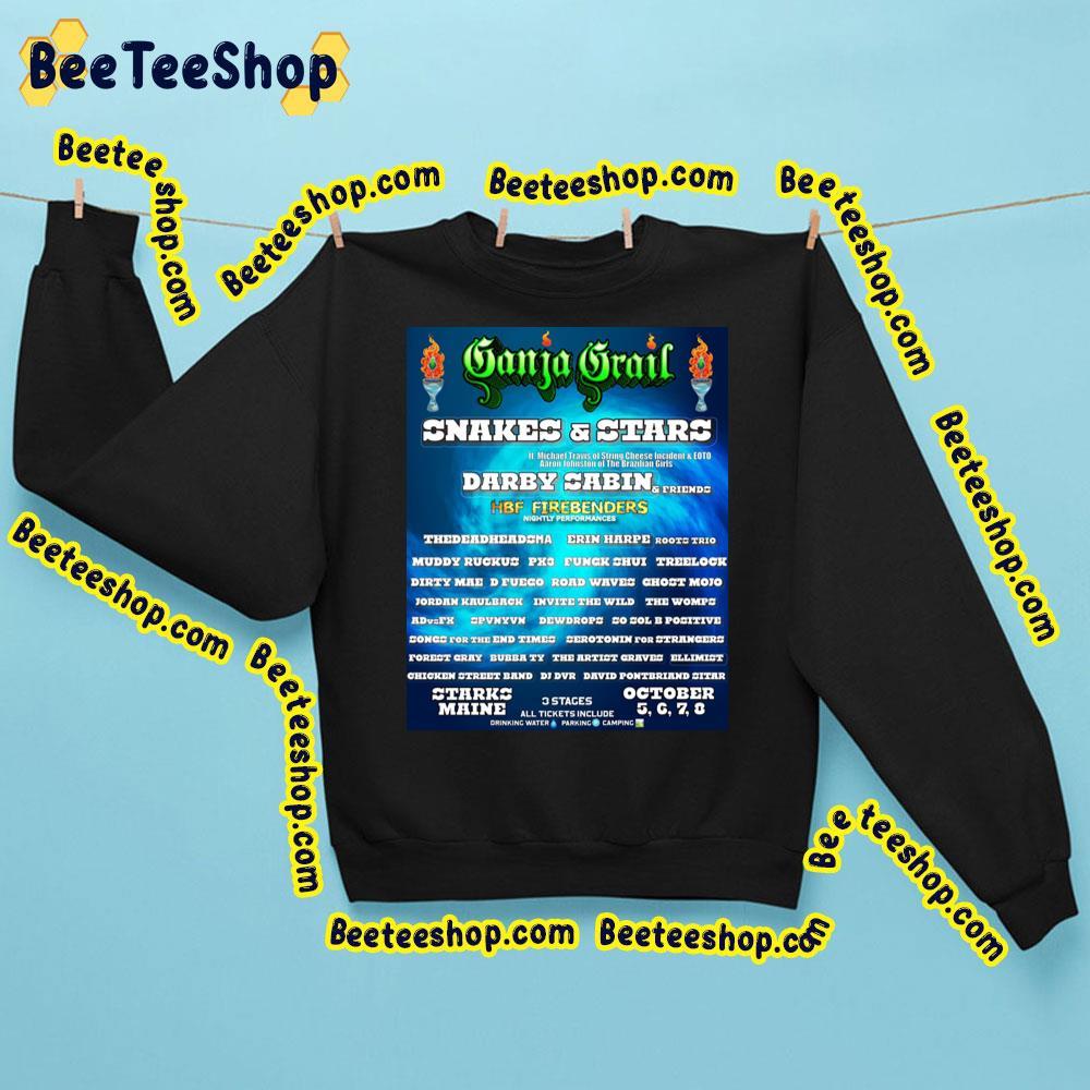 Ganja Grail 2023 Snakes And Stars Trending Unisex Sweatshirt Ganja Grail 2023 Snakes And Stars Trending Unisex Sweatshirt