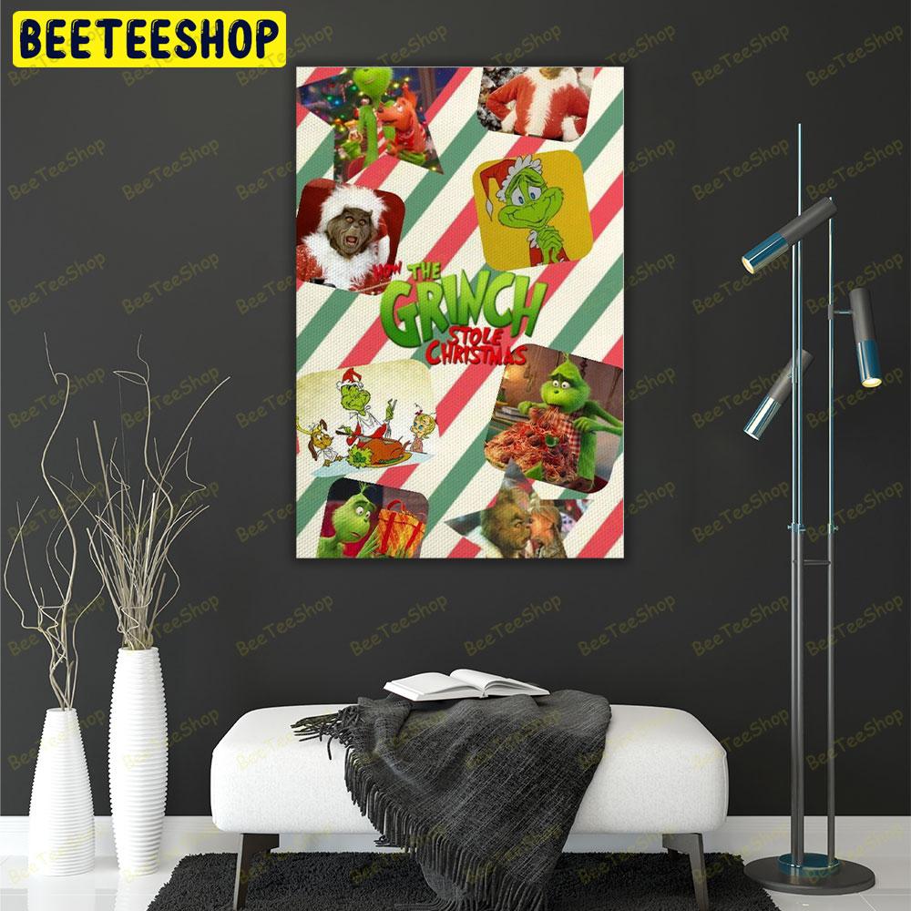 Grinch Stole Christmas Trending US Portrait Canvas Grinch Stole Christmas Trending US Portrait Canvas
