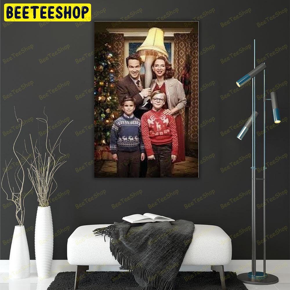Happy A Christmas Story Christmas Trending US Portrait Canvas Happy A Christmas Story Christmas Trending US Portrait Canvas