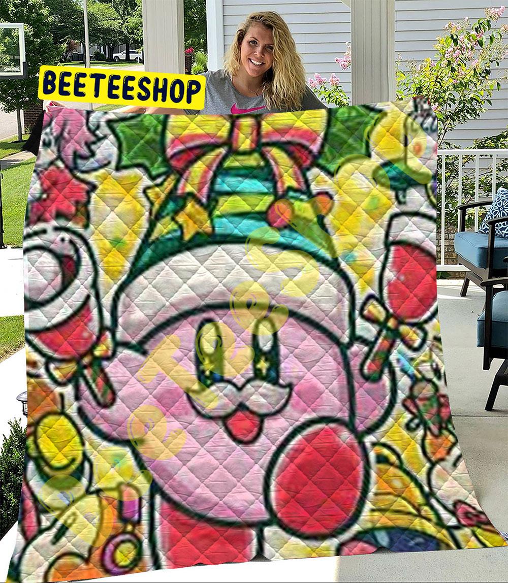 Kirby Christmas 01 Trending Quilt Kirby Christmas 01 Trending Quilt