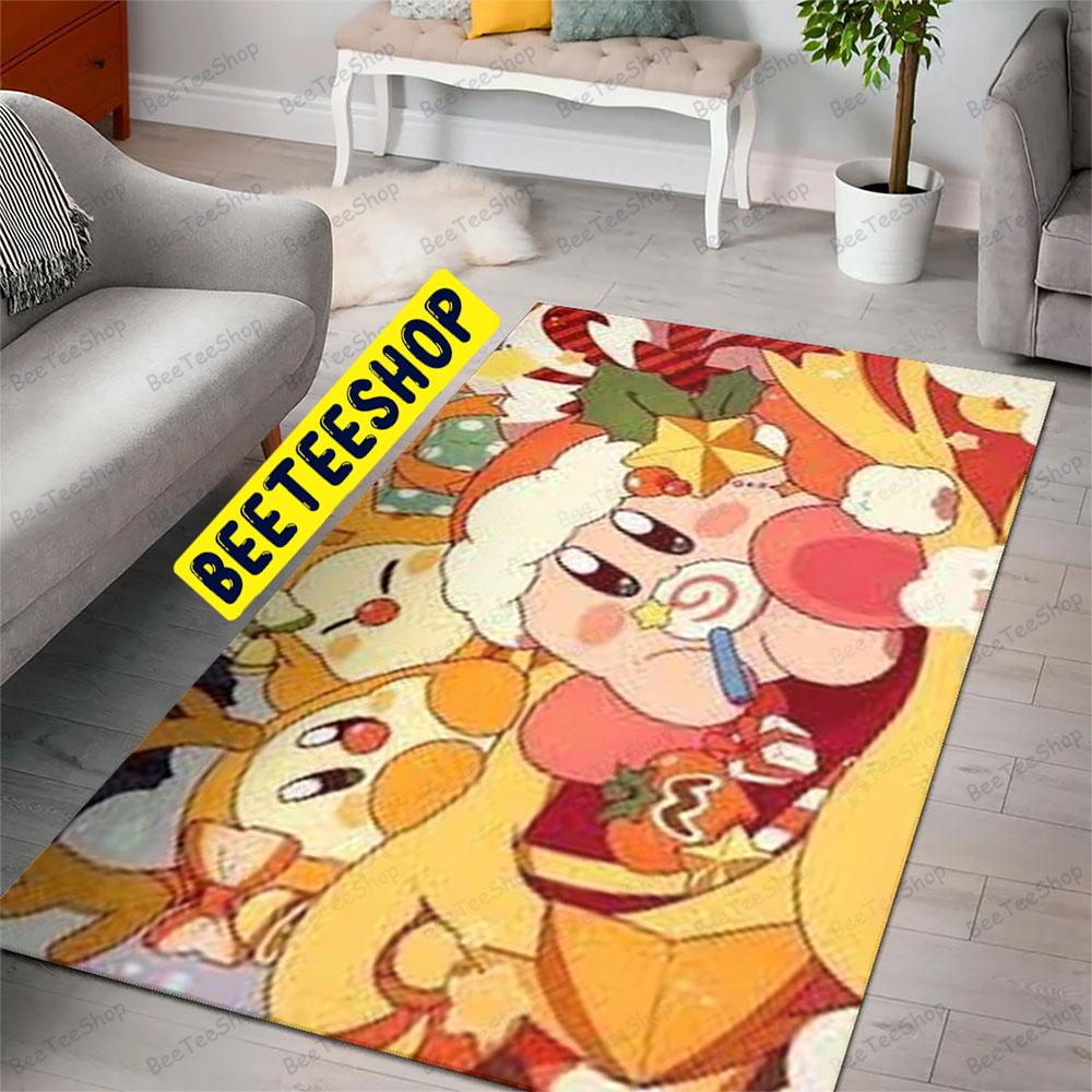 Kirby Christmas 05 Trending Rug Rectangle Kirby Christmas 05 Trending Rug Rectangle