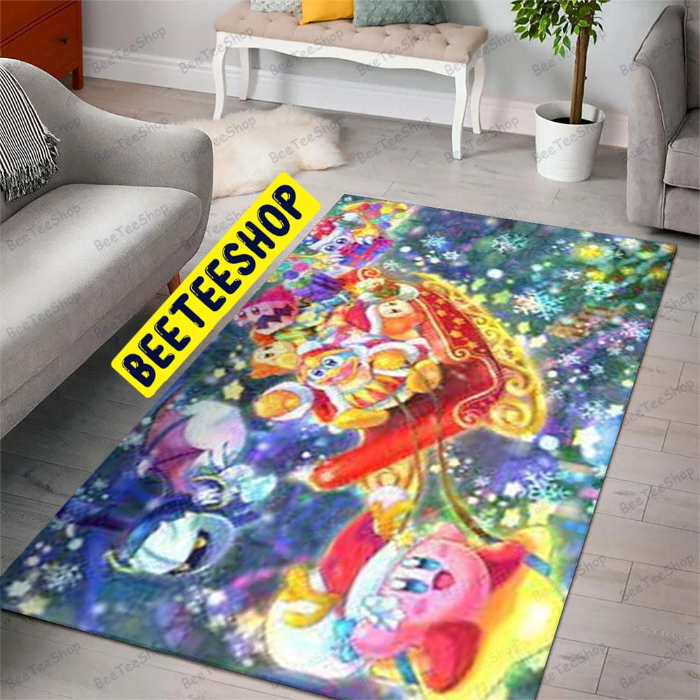 Kirby Christmas 07 Trending Rug Rectangle Kirby Christmas 07 Trending Rug Rectangle