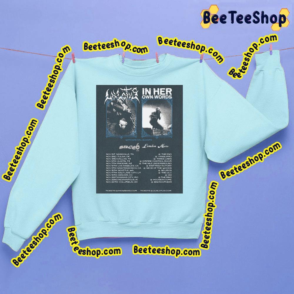 Lil Lotus In Her Own Saceb London Mar 2023 Trending Unisex Sweatshirt Lil Lotus In Her Own Saceb London Mar 2023 Trending Unisex Sweatshirt