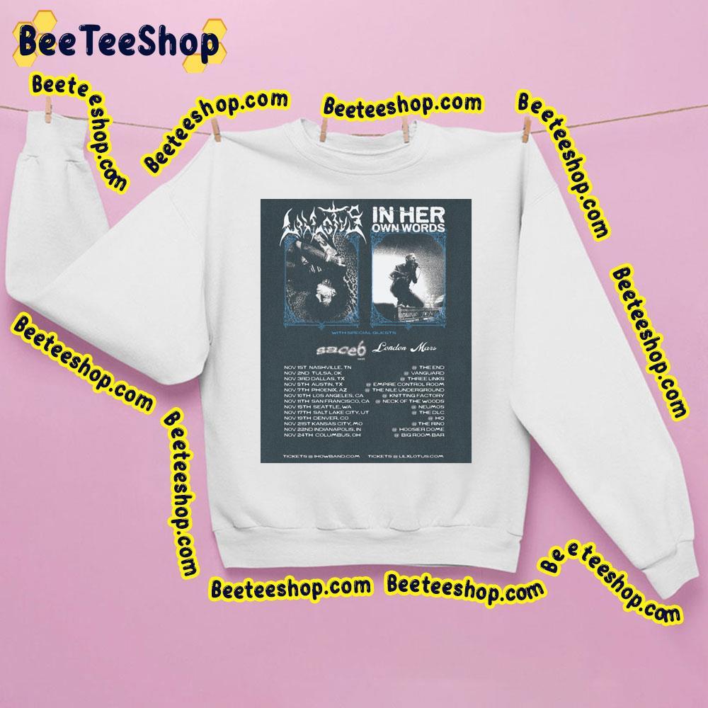 Lil Lotus In Her Own Saceb London Mar 2023 Trending Unisex Sweatshirt Lil Lotus In Her Own Saceb London Mar 2023 Trending Unisex Sweatshirt