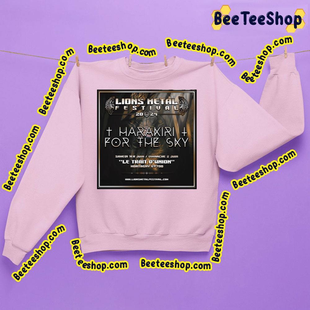 Lions Metal Festival 2024 Harakiri For The Sky Trending Unisex Sweatshirt Lions Metal Festival 2024 Harakiri For The Sky Trending Unisex Sweatshirt