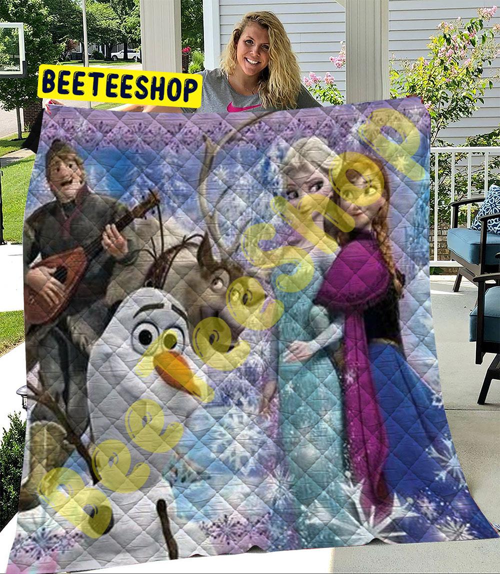 Olaf's Frozen Adventure 38 Trending Quilt Olaf's Frozen Adventure 38 Trending Quilt