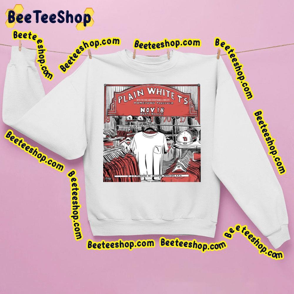 Plain White T's With The Dog And Everything And Onelife Hometown Takeover Trending Unisex Sweatshirt Plain White T's With The Dog And Everything And Onelife Hometown Takeover Trending Unisex Sweatshirt