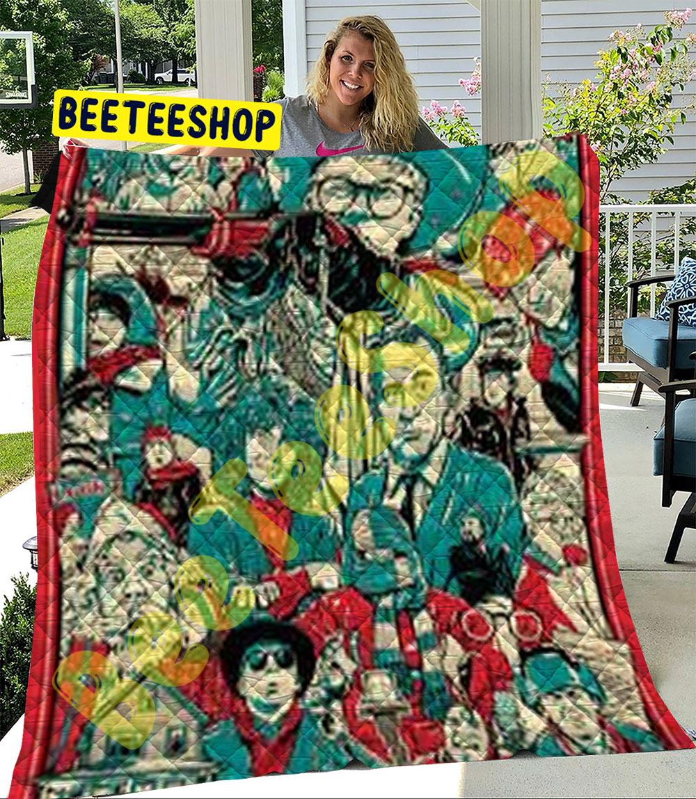 Retro Art A Christmas Story Christmas Trending Quilt Retro Art A Christmas Story Christmas Trending Quilt