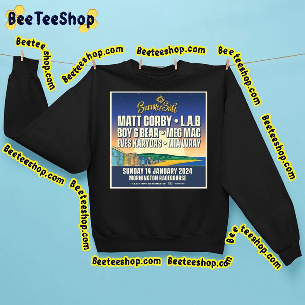 Summersalt Matt Corby, L.A.B, Meg Mac, Eves Karydas And Mia Wray Jan 2024 Trending Unisex Sweatshirt Summersalt Matt Corby, L.A.B, Meg Mac, Eves Karydas And Mia Wray Jan 2024 Trending Unisex Sweatshirt