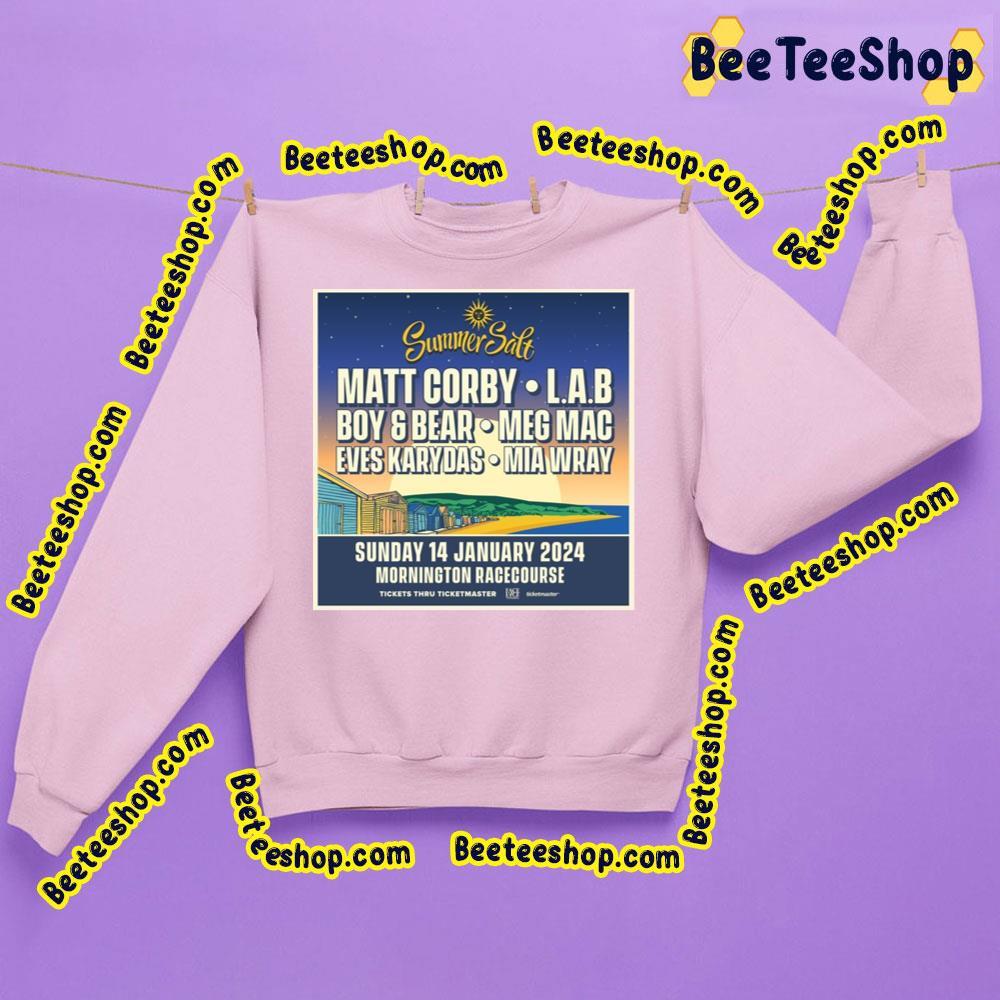 Summersalt Matt Corby, L.A.B, Meg Mac, Eves Karydas And Mia Wray Jan 2024 Trending Unisex Sweatshirt Summersalt Matt Corby, L.A.B, Meg Mac, Eves Karydas And Mia Wray Jan 2024 Trending Unisex Sweatshirt