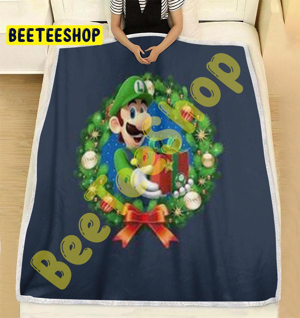 Super Mario Christmas 08 Trending Blanket Super Mario Christmas 08 Trending Blanket