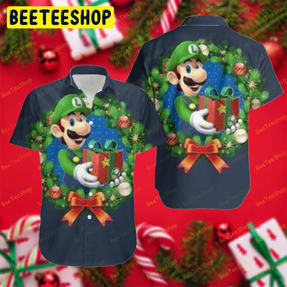 Super Mario Christmas 08 Trending Hawaii Shirt Super Mario Christmas 08 Trending Hawaii Shirt